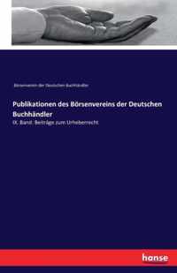 Publikationen des Boersenvereins der Deutschen Buchhandler