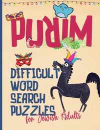 Purim Difficult Word Search Puzzles for Jewish Adults