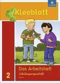 Kleeblatt. Das Sprachbuch 2. Arbeitsheft SAS (Schulausgangsschrift). Bayern