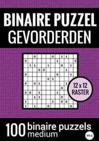 Binaire Puzzel Medium voor Gevorderden - Puzzelboek met 100 Binairo's - NR.6