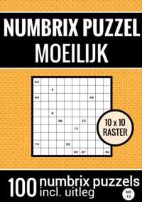 Puzzelboek met 100 Numbrix Puzzels voor Ver Gevorderden - NR.13- Numbrix Puzzel Moeilijk