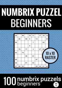 Puzzelboek met 100 Numbrix Puzzels voor Beginners - NR.10 - Numbrix Puzzel Makkelijk