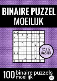 Binaire Puzzel Moeilijk - Puzzelboek met 100 Binairo's - NR.8