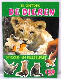 Dieren, Sticker- en puzzelpret