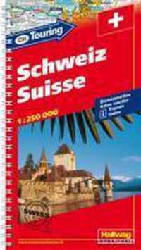 Touring Atlas Schweiz 1 : 250 000