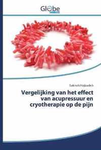 Vergelijking van het effect van acupressuur en cryotherapie op de pijn