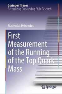 First Measurement of the Running of the Top Quark Mass