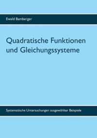 Quadratische Funktionen und Gleichungssysteme