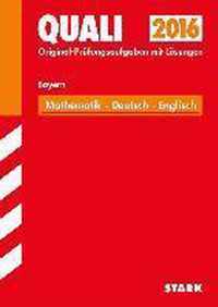 Quali Mittelschule Bayern - Mathematik, Deutsch, Englisch