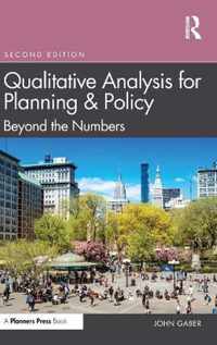 Qualitative Analysis for Planning & Policy