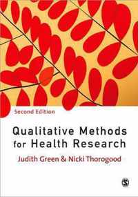 Qualitative Methods for Health Research