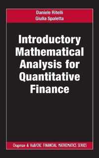 Introductory Mathematical Analysis for Quantitative Finance