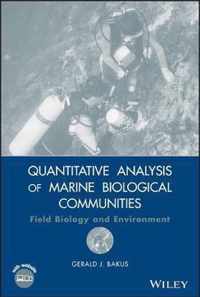 Quantitative Analysis Of Marine Biological Communities