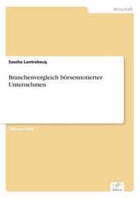 Branchenvergleich boersennotierter Unternehmen