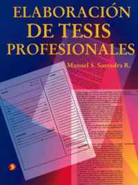 Elaboracion de tesis profesionales