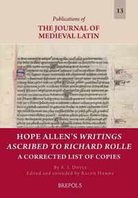 Hope Allen's Writings Ascribed to Richard Rolle