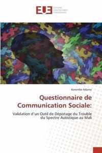 Questionnaire de Communication Sociale