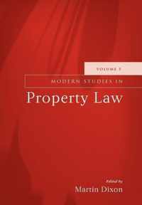 Modern Studies in Property Law