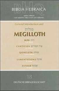 Biblia Hebraica Quinta: Megilloth