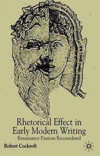 Rhetorical Affect in Early Modern Writing