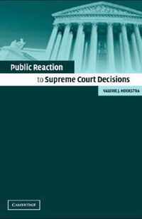 Public Reaction to Supreme Court Decisions