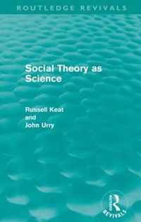 Social Theory as Science (Routledge Revivals)