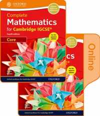 Complete Mathematics for Cambridge IGCSE (R) Print & Online Student Book (Core)