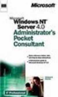 Windows NT 4.0 Administrator's Pocket Consultant