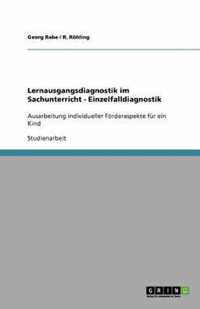 Lernausgangsdiagnostik im Sachunterricht - Einzelfalldiagnostik