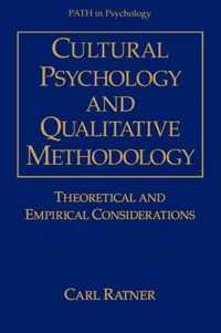 Cultural Psychology and Qualitative Methodology