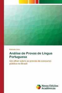 Analise de Provas de Lingua Portuguesa