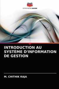 Introduction Au Systeme d'Information de Gestion