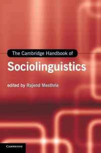 Cambridge Handbook Of Sociolinguistics