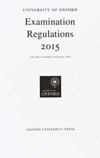 University of Oxford Examination Regulations 2015