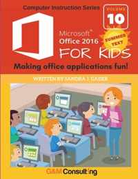 Microsoft Office 2016 for Kids - Summer