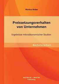 Preissetzungsverhalten von Unternehmen