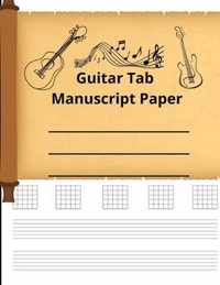 Guitar Tab Manuscript Paper