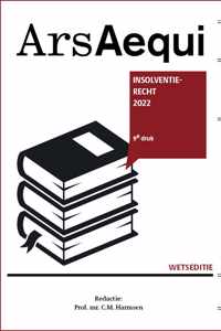 Ars Aequi Wetseditie  -   Insolventierecht 2022