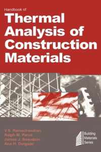 Handbook of Thermal Analysis of Construction Materials