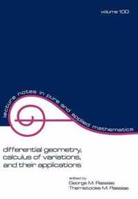 Differential Geometry, Calculus of Variations, and Their Applications