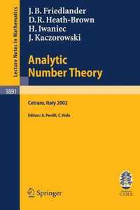 Analytic Number Theory