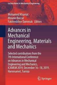 Advances in Mechanical Engineering, Materials and Mechanics