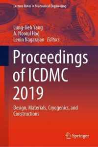 Proceedings of ICDMC 2019