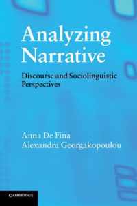 Analyzing Narrative