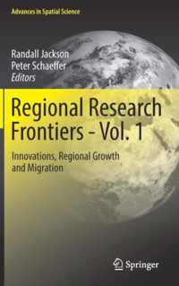 Regional Research Frontiers Vol 1