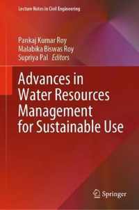 Advances in Water Resources Management for Sustainable Use