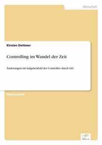 Controlling im Wandel der Zeit