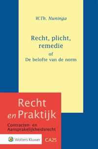 Recht en Praktijk - contracten en aansprakelijkheidsrecht CA25 -   Recht, plicht, remedie