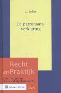 Recht en Praktijk - contracten en aansprakelijkheidsrecht CA15 -   De patronaatsverklaring