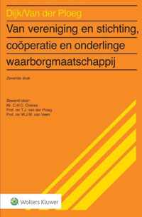 Van vereniging & stichting, coöperatie en onderlinge waarborgmaatschappij